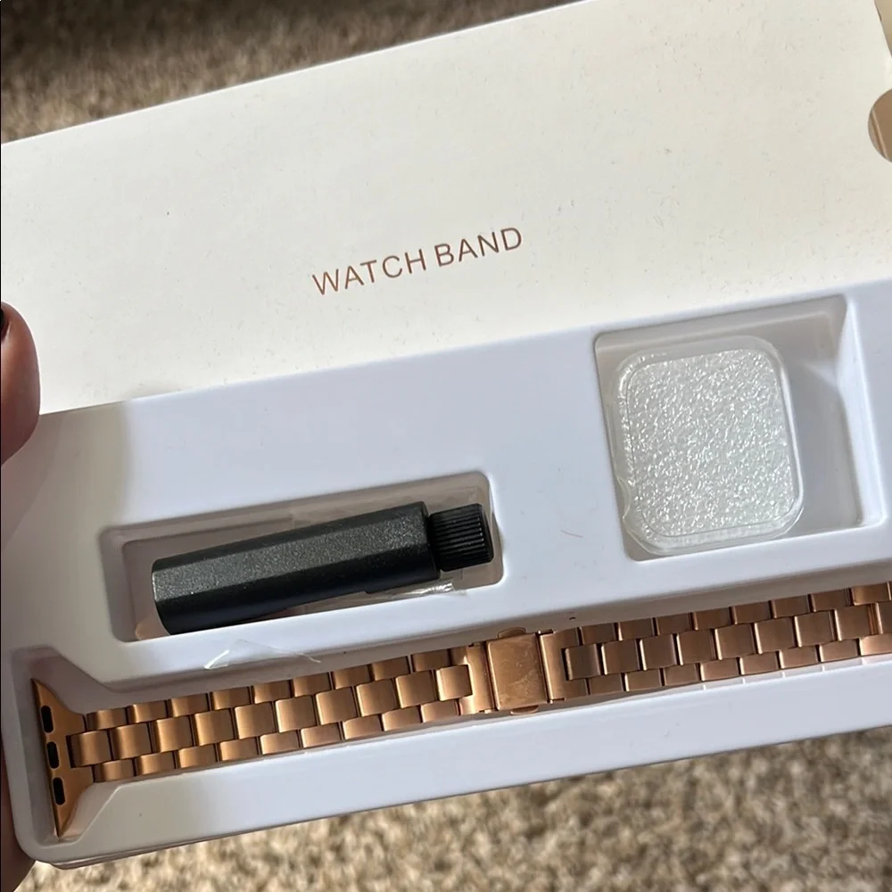 Rose Gold Watch Band